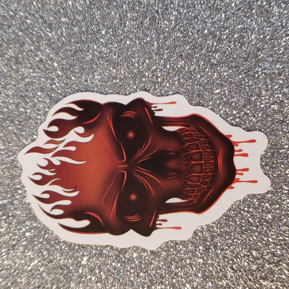 Art GOTHIC skeleton waterproof sticker